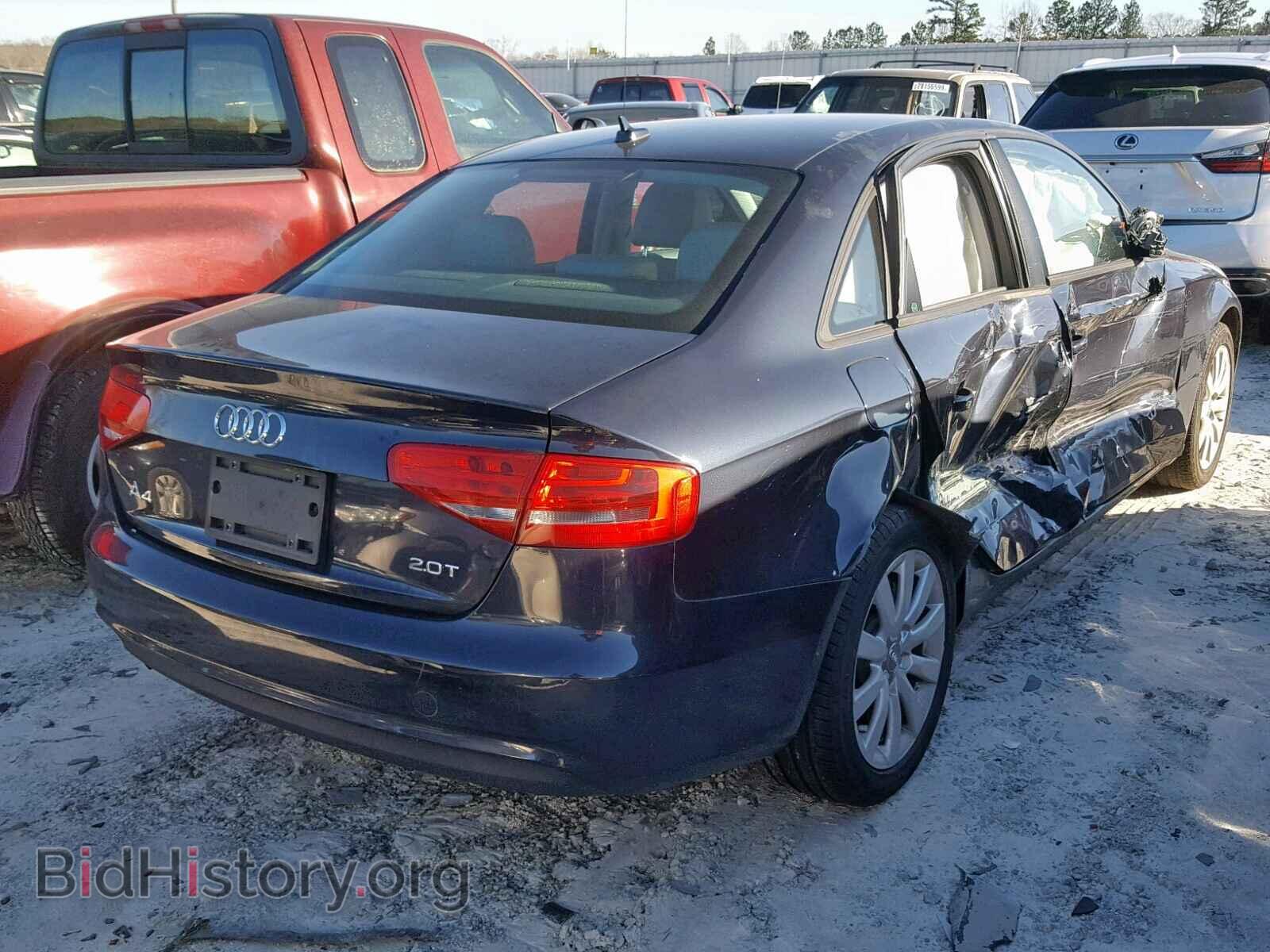 2013 AUDI A4 - VIN: WAUAFAFL8DN009769 - Фото 4