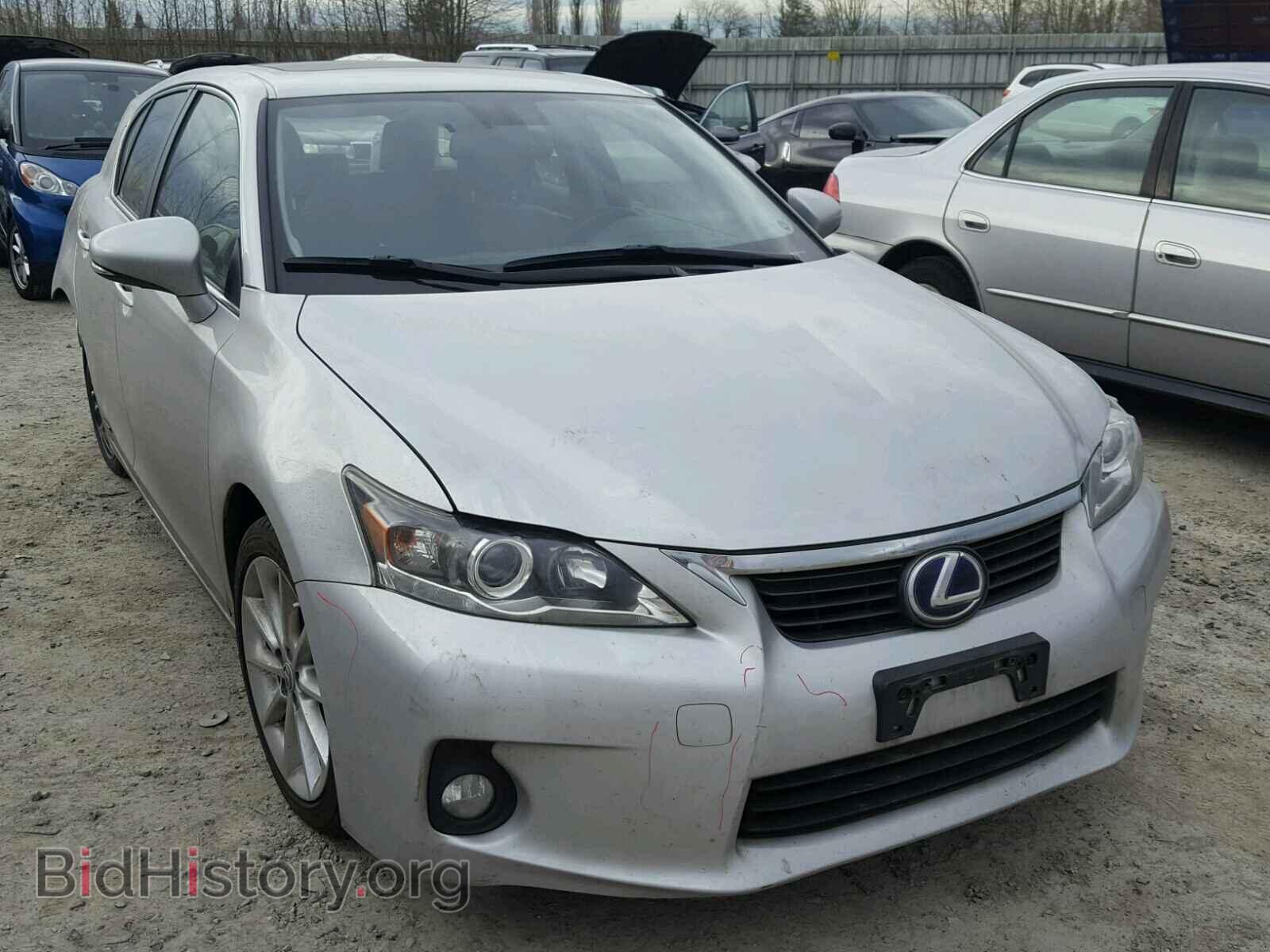 Photo JTHKD5BH5C2101006 - LEXUS CT 200 2012