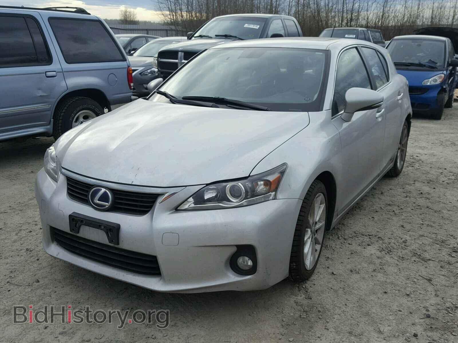 2012 LEXUS CT 200 - VIN: JTHKD5BH5C2101006 - Фото 2