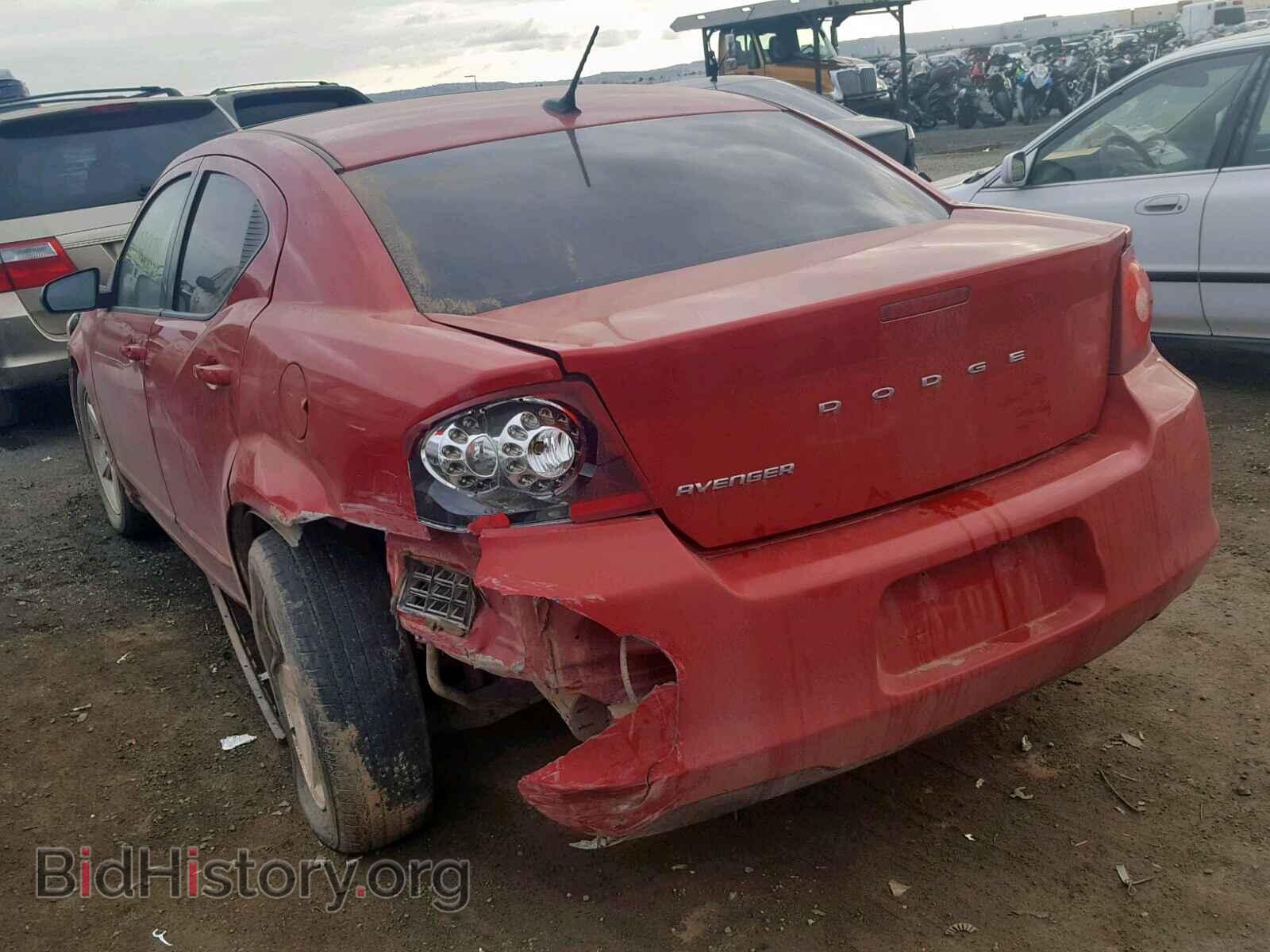2013 DODGE AVENGER - VIN: 1C3CDZAB3DN607027 - Фото 3