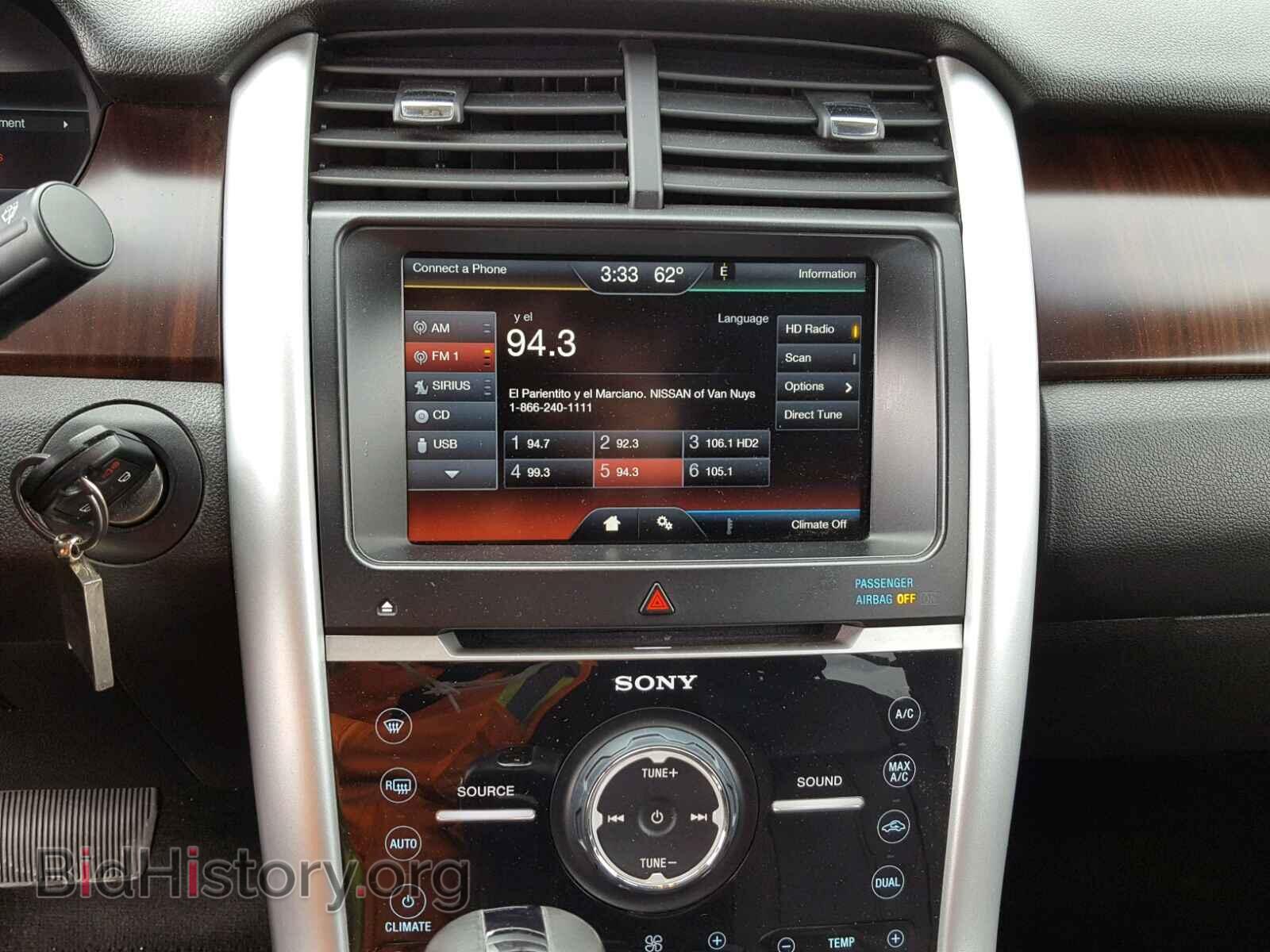2013 FORD EDGE - VIN: 2FMDK4KC2DBC38393 - Фото 9