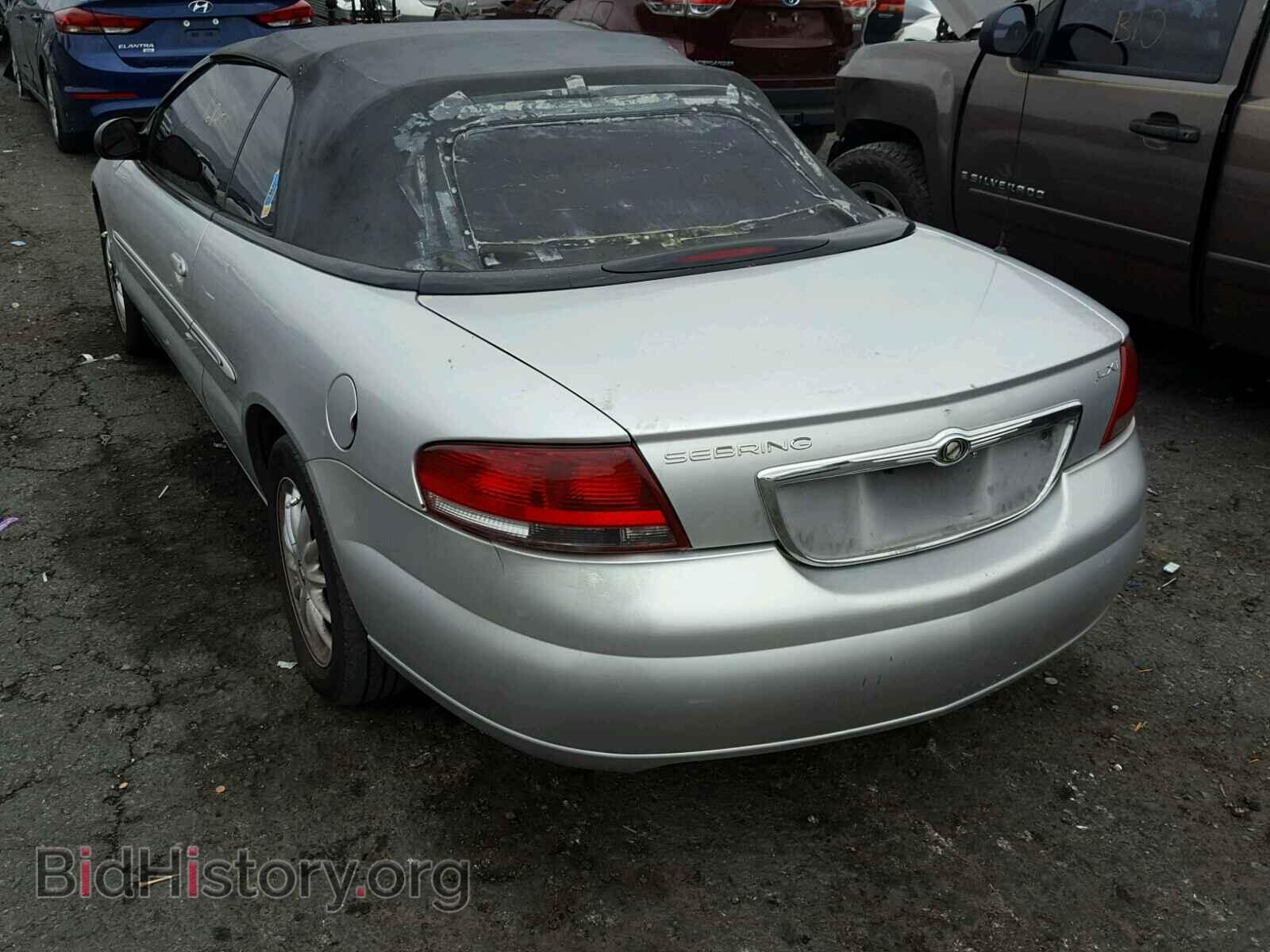 2002 CHRYSLER SEBRING - VIN: 1C3EL55R32N322241 - Фото 3