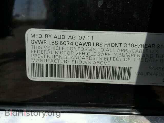 2012 AUDI A8 - VIN: WAUR4AFD4CN006089 - Фото 10