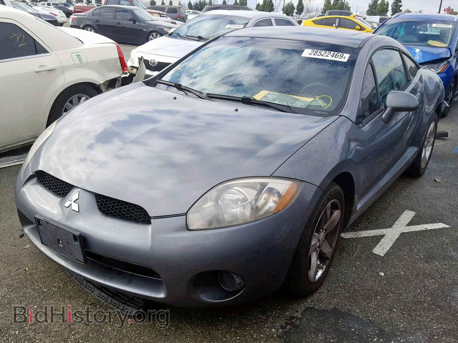 2006 MITSUBISHI ECLIPSE - VIN: 4A3AK24FX6E015381 - Фото 2