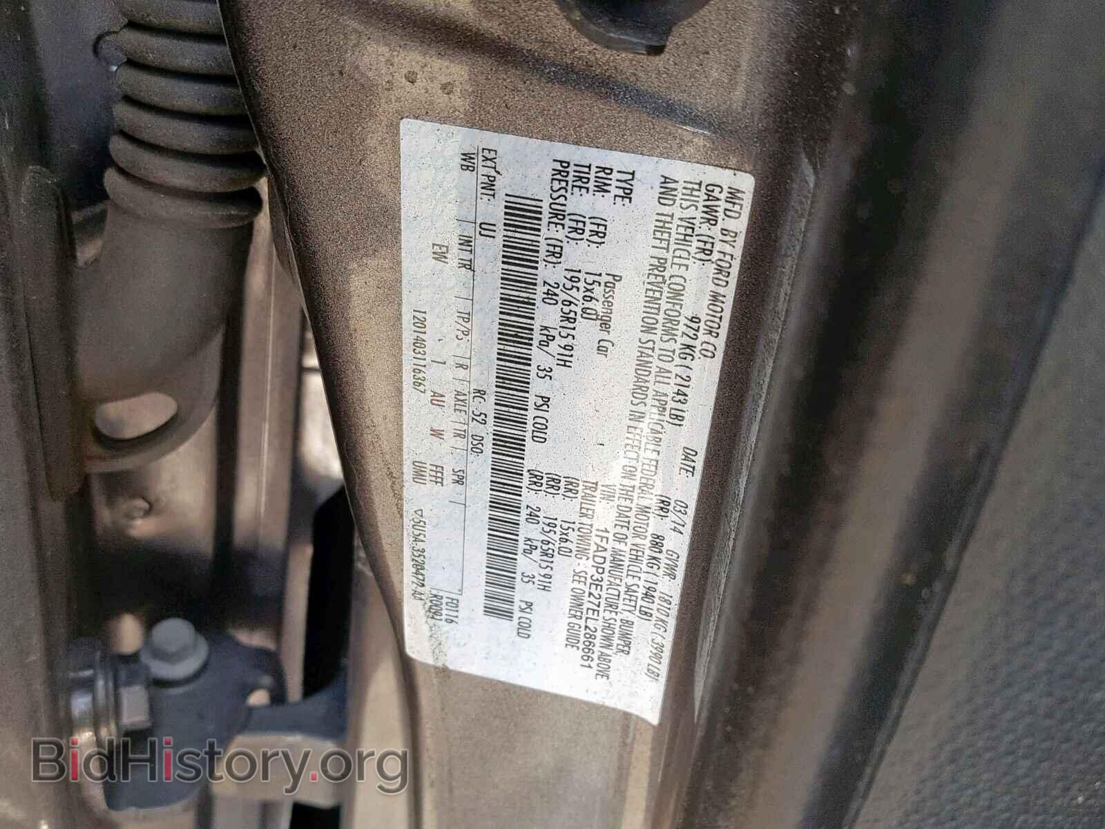 2014 FORD FOCUS - VIN: 1FADP3E27EL286661 - Photo 10