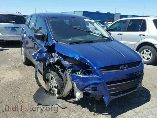 2014 Ford ESCAPE Escape S (VIN 1FMCU0F76EUC19627) — фото 1 из 10, Copart, повреждение: передняя часть