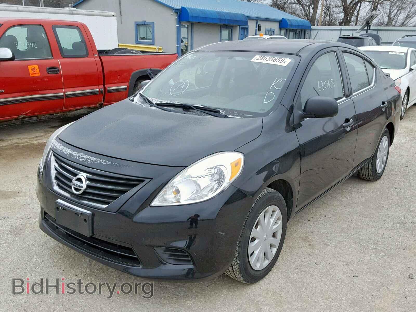 2014 NISSAN VERSA - VIN: 3N1CN7AP1EL853958 - Фото 2