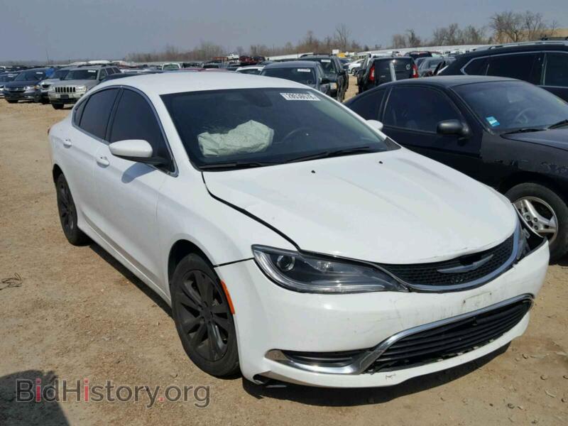 2015 Chrysler 200 200 Limite (VIN 1C3CCCAB8FN596366) — photo 1 of 10, Copart, damage: front end