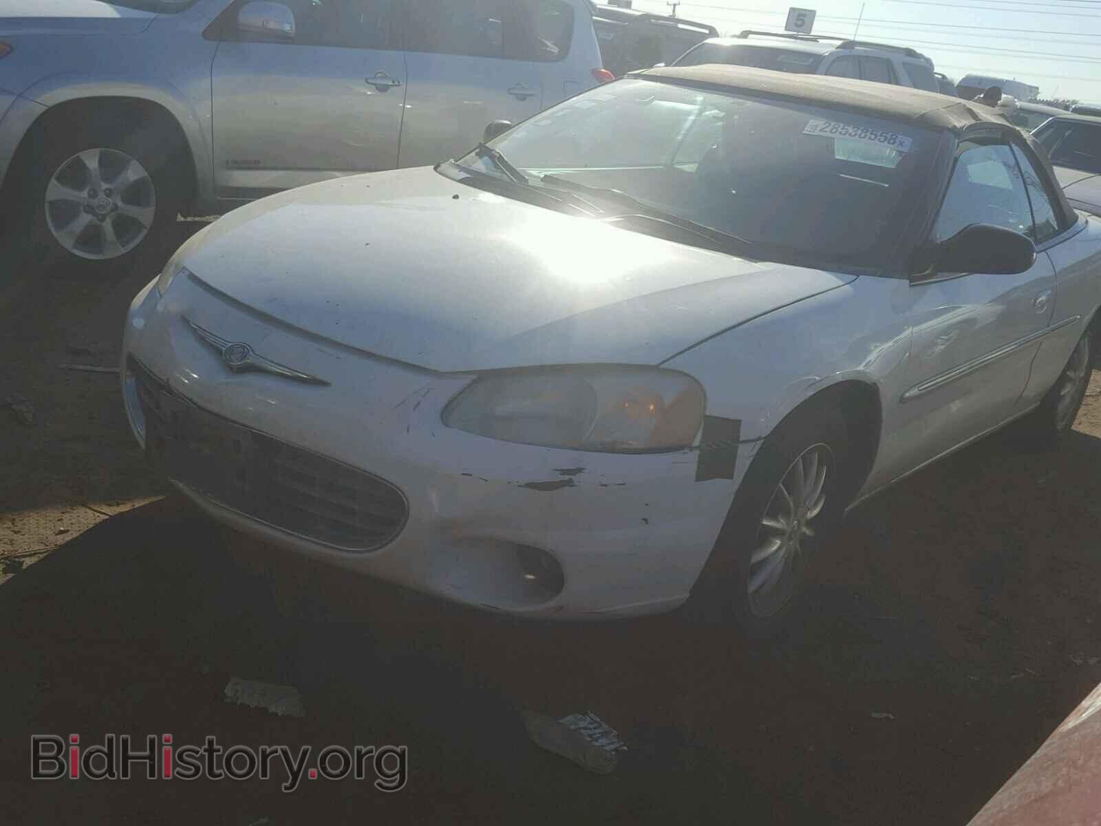 2002 CHRYSLER SEBRING - VIN: 1C3EL55R02N169382 - Фото 2