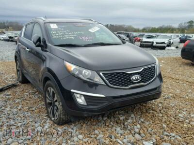 2011 Kia SPORTAGE Sportage E, black — VIN KNDPC3A64B7151542, Copart