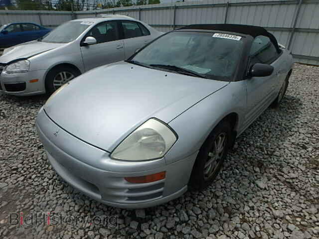 2002 MITSUBISHI ECLIPSE - VIN: 4A3AE45G62E023823 - Фото 2