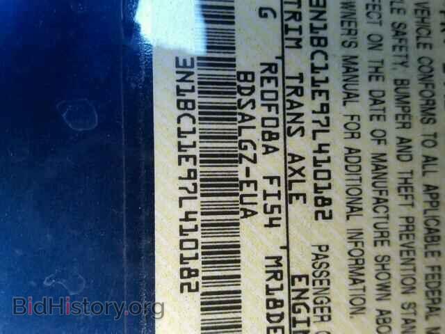 2007 NISSAN VERSA - VIN: 3N1BC11E97L410182 - Фото 10