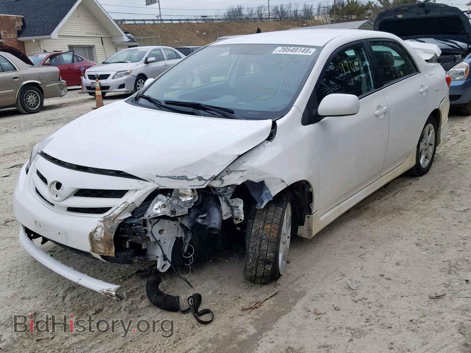 2013 TOYOTA COROLLA BA - VIN: 2T1BU4EEXDC038954 - Фото 2
