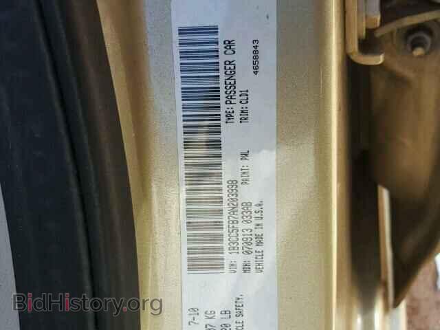 2010 DODGE AVENGER - VIN: 1B3CC5FB7AN203998 - Фото 10