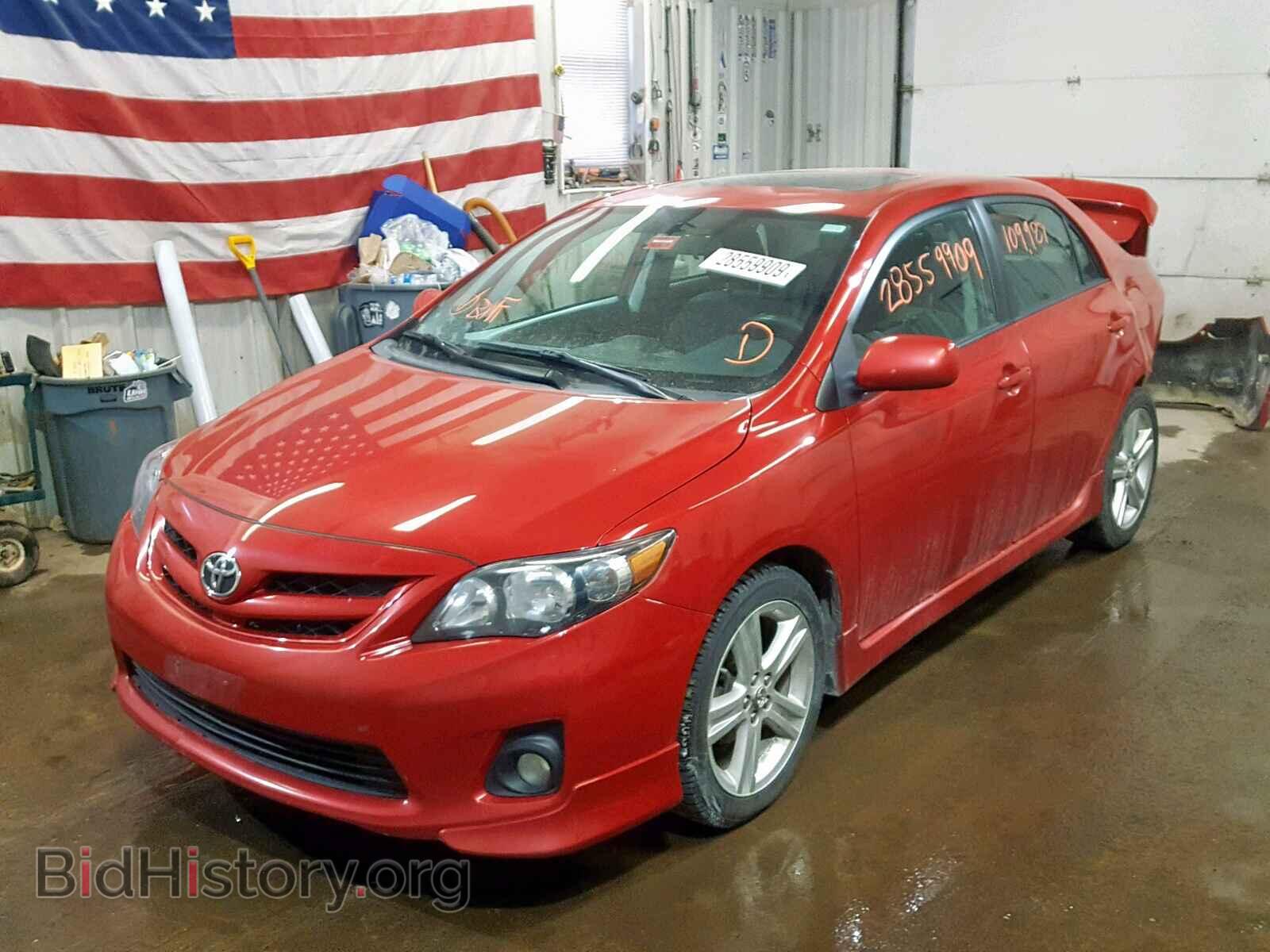 2013 TOYOTA COROLLA BA - VIN: 2T1BU4EEXDC096272 - Фото 2
