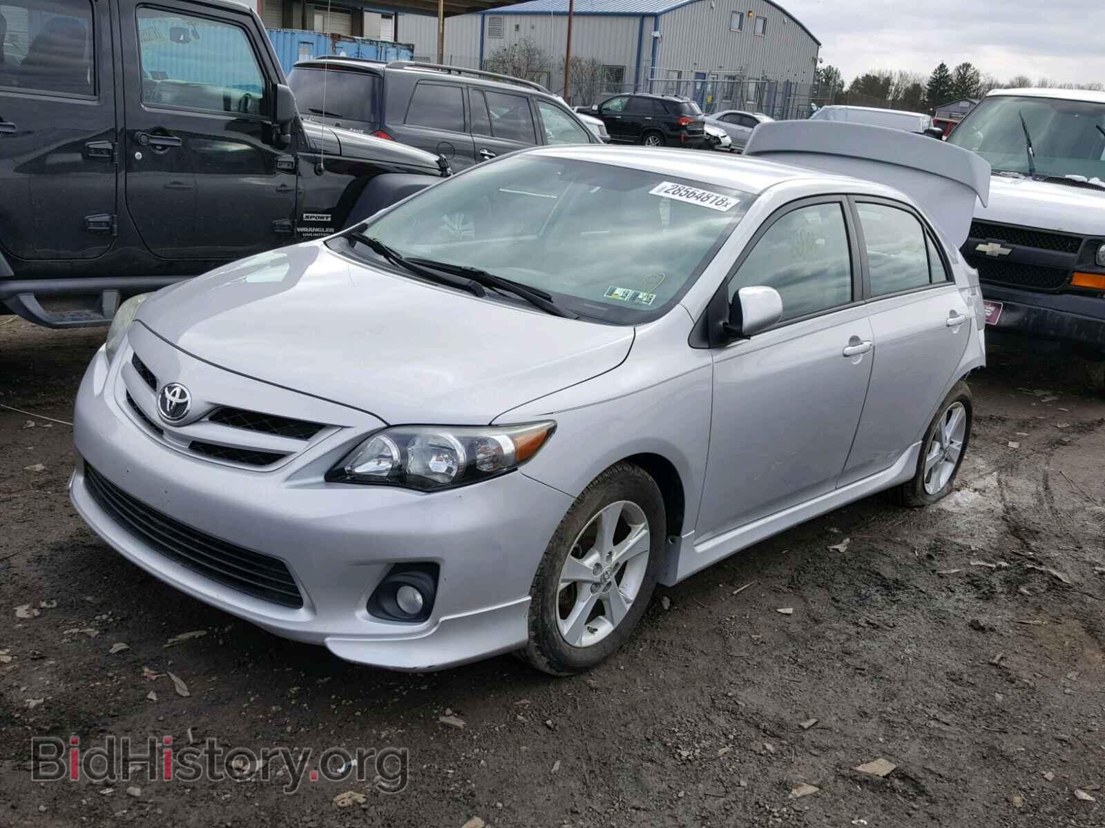 2011 TOYOTA COROLLA BA - VIN: 2T1BU4EE5BC605133 - Фото 2