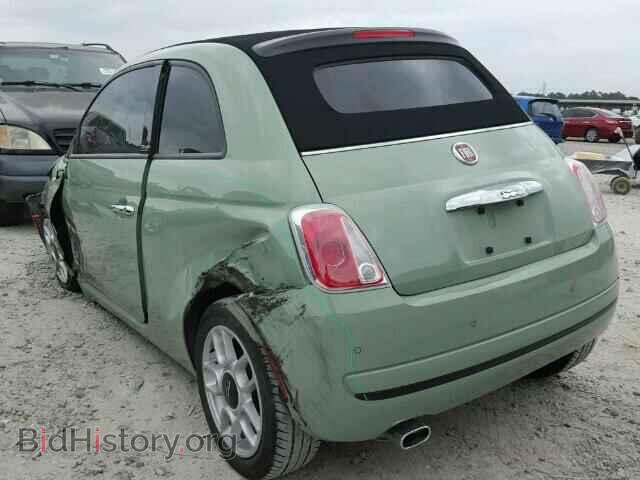 2013 FIAT 500 - VIN: 3C3CFFDR6DT624504 - Фото 3