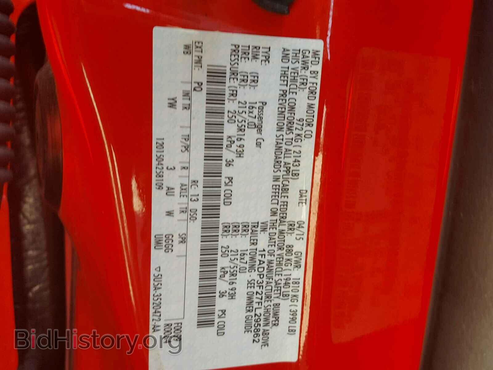 2015 FORD FOCUS - VIN: 1FADP3F27FL295862 - Фото 10