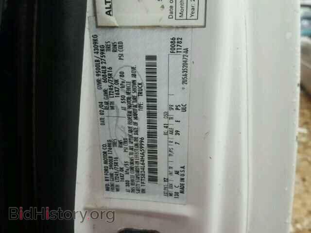 2004 FORD ECONOLINE - VIN: 1FTSE34L64HA59996 - Photo 10
