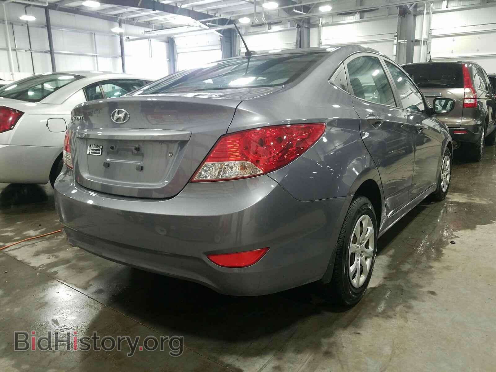 2013 HYUNDAI ACCENT - VIN: KMHCT4AE7DU560422 - Фото 4