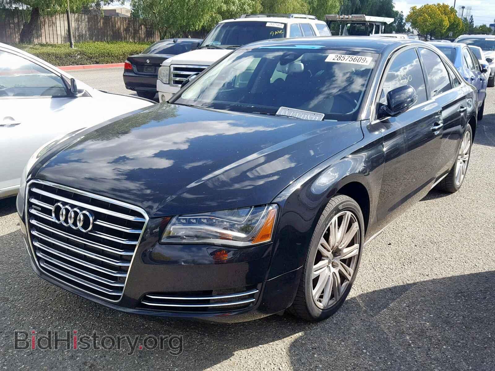 2013 AUDI A8 - VIN: WAUAGAFD0DN030511 - Фото 2