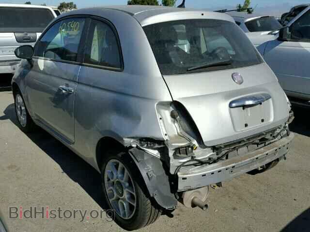 2012 FIAT 500 - VIN: 3C3CFFAR7CT124015 - Фото 3