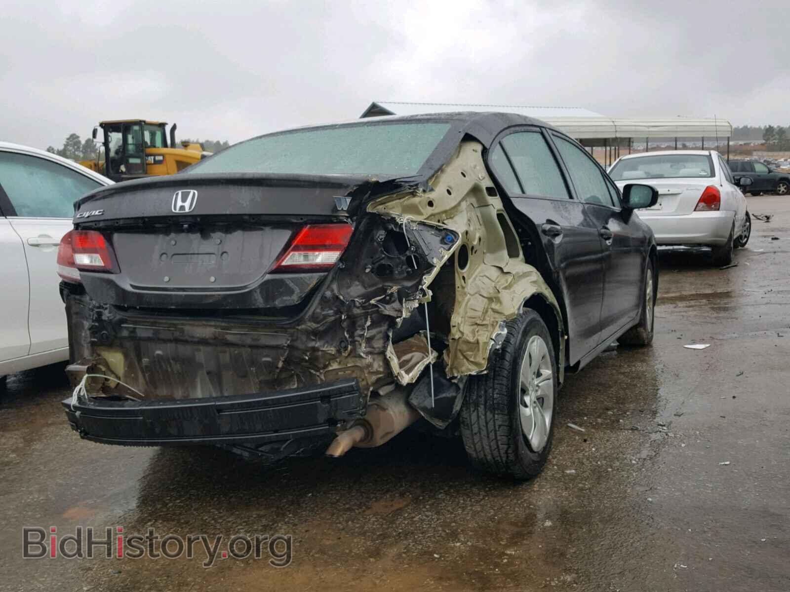 2014 HONDA CIVIC - VIN: 2HGFB2F57EH537682 - Фото 4