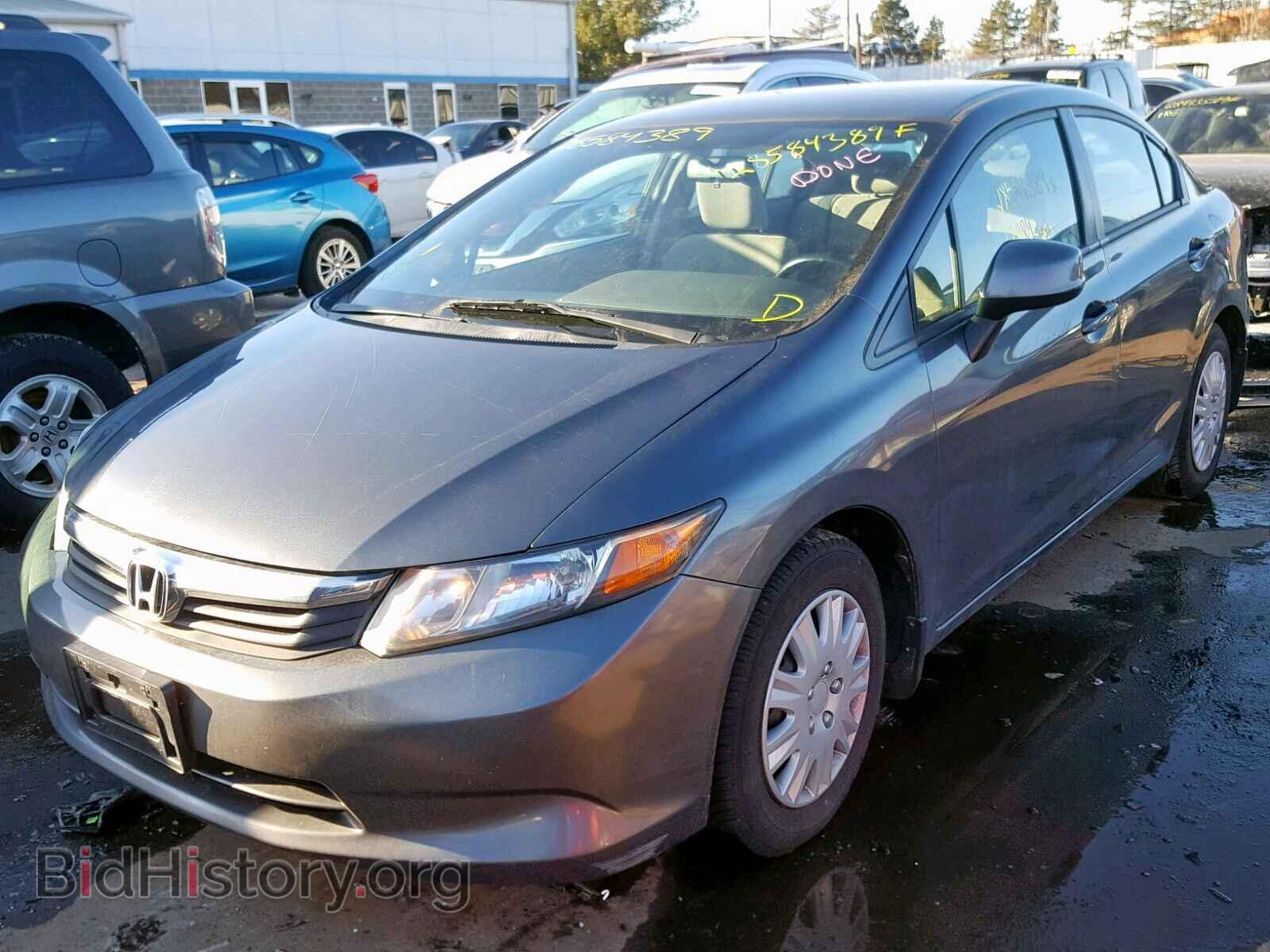2012 HONDA CIVIC LX - VIN: 2HGFB2F56CH308228 - Фото 2