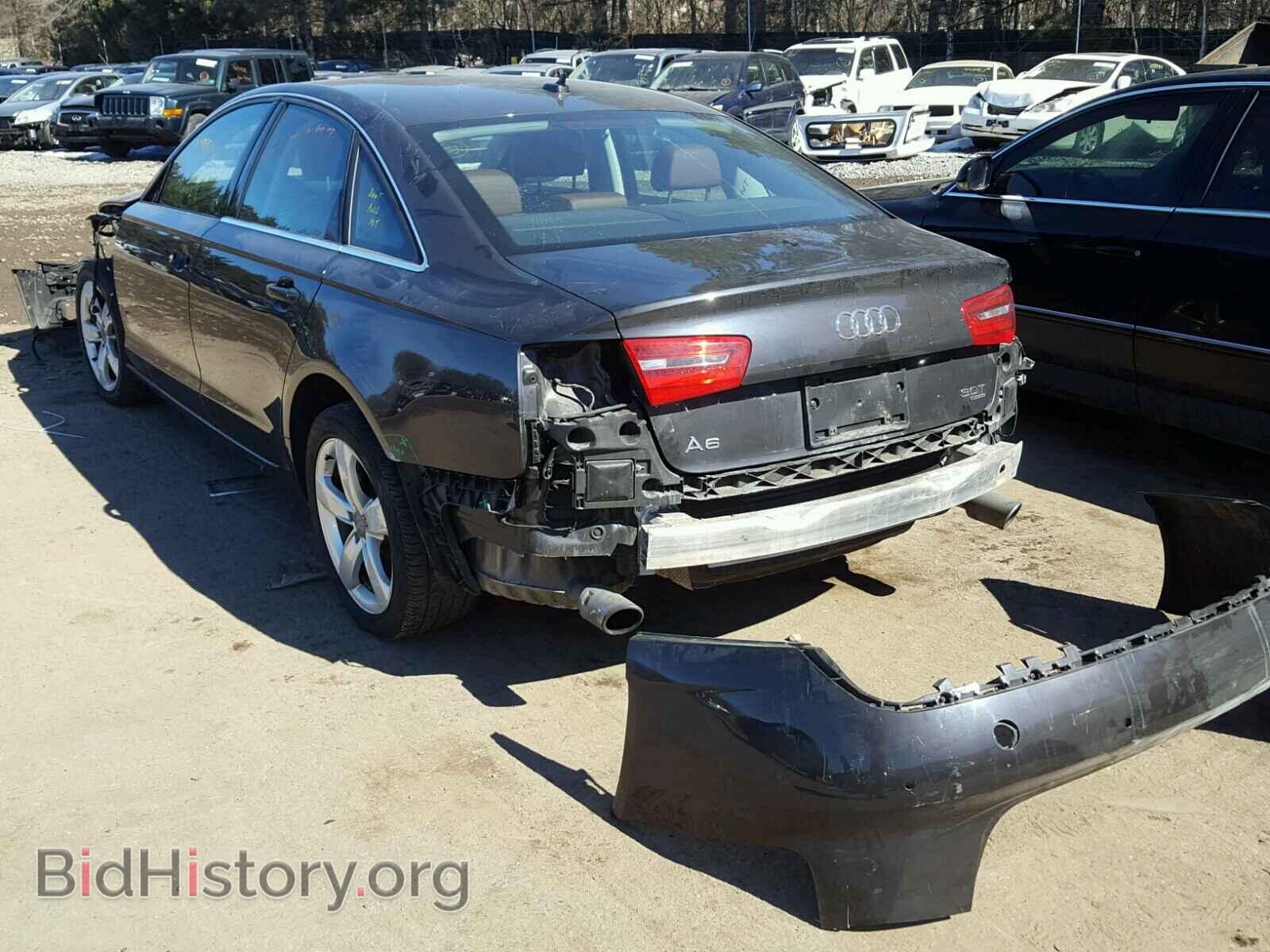 2012 AUDI A6 - VIN: WAUBGAFC8CN009223 - Фото 3