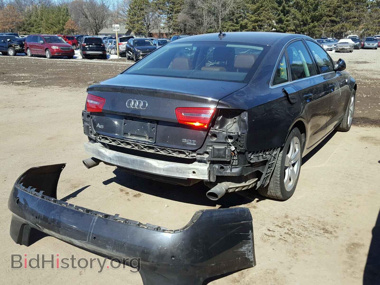 2012 AUDI A6 - VIN: WAUBGAFC8CN009223 - Фото 4