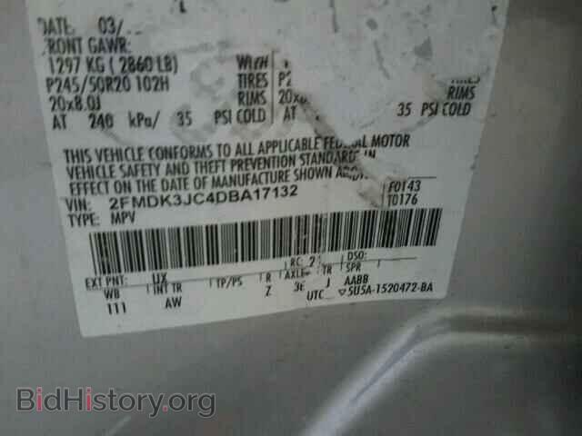 2013 FORD EDGE - VIN: 2FMDK3JC4DBA17132 - Photo 10