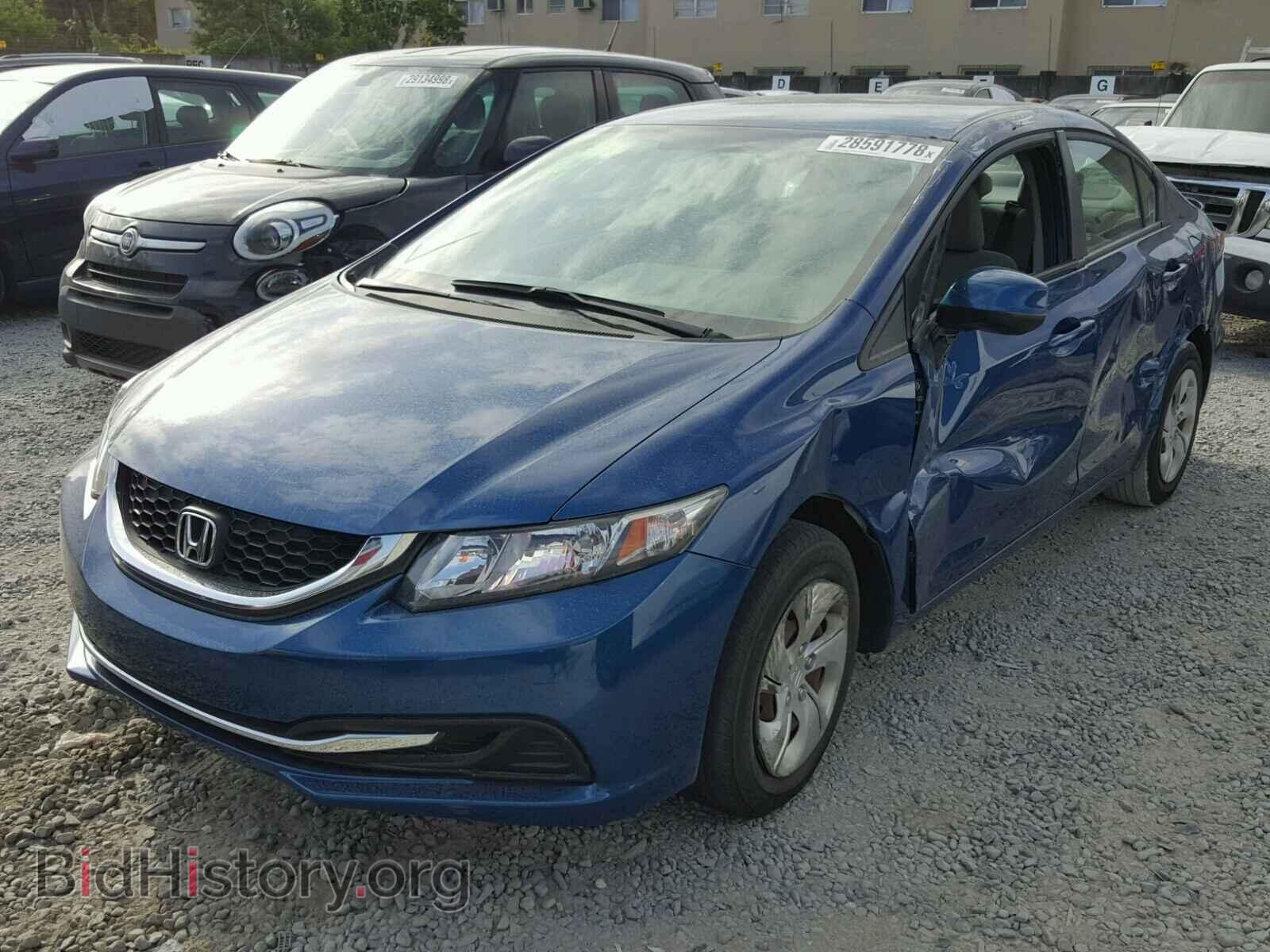 2013 HONDA CIVIC - VIN: 19XFB2F57DE087606 - Фото 2