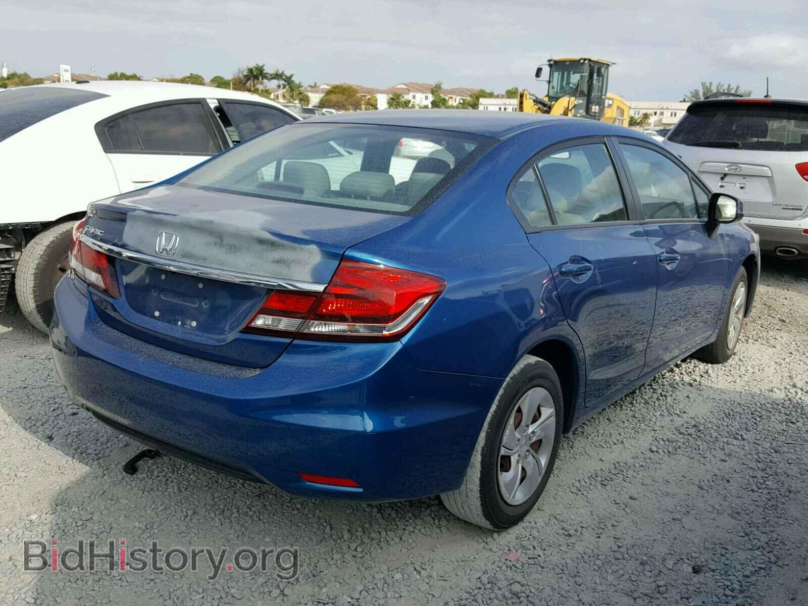 2013 HONDA CIVIC - VIN: 19XFB2F57DE087606 - Фото 4