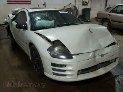 2001 Mitsubishi ECLIPSE Eclipse GT, белый — VIN 4A3AC84H71E062829, Copart