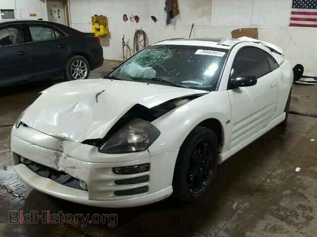 2001 MITSUBISHI ECLIPSE - VIN: 4A3AC84H71E062829 - Фото 2