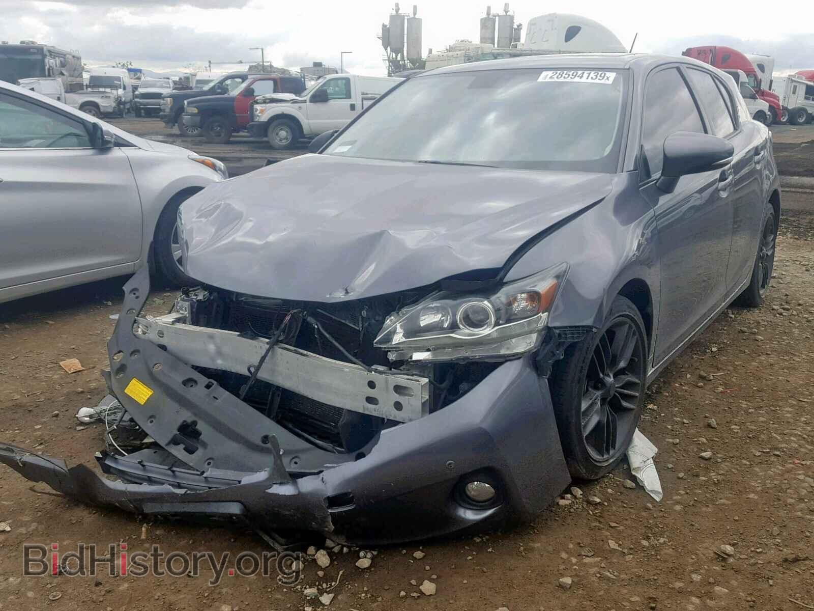 2013 LEXUS CT 200 - VIN: JTHKD5BH0D2149384 - Фото 2
