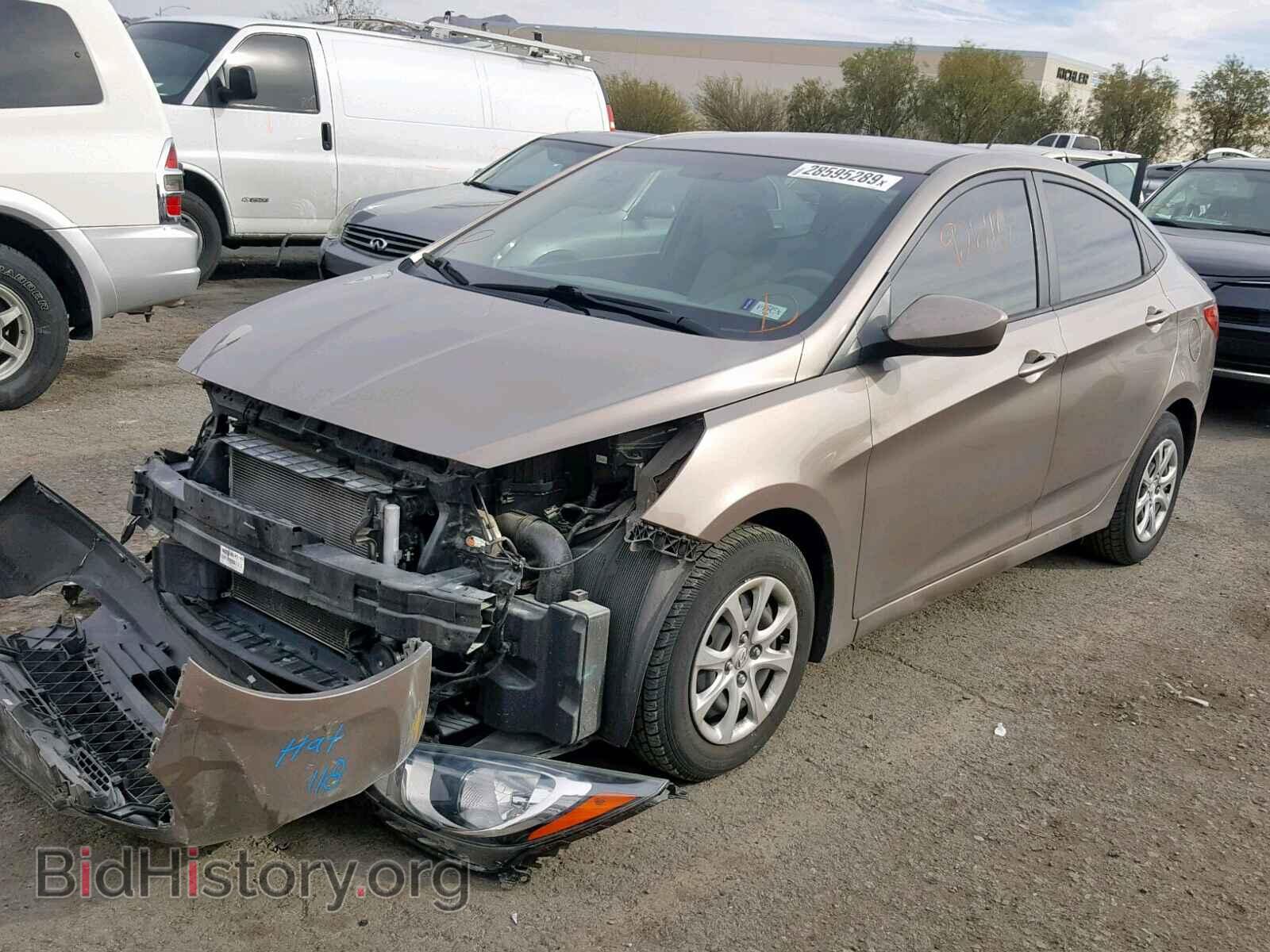 2014 HYUNDAI ACCENT - VIN: KMHCT4AE7EU705394 - Фото 2
