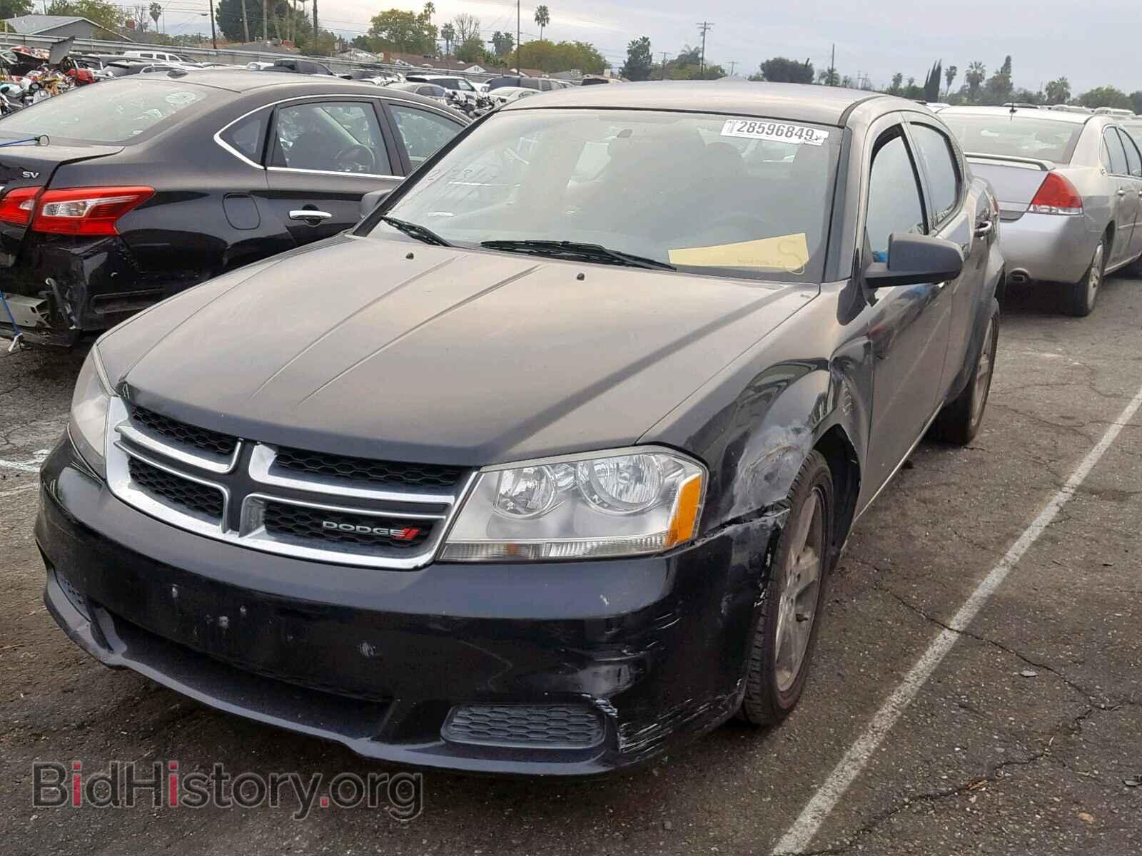 2013 DODGE AVENGER - VIN: 1C3CDZAB3DN708195 - Фото 2
