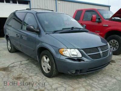 2007 Dodge CARAVAN Grand Cara, синий — VIN 2D4GP44L07R306673, Copart