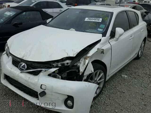 2012 LEXUS CT 200 - VIN: JTHKD5BH3C2080253 - Фото 2