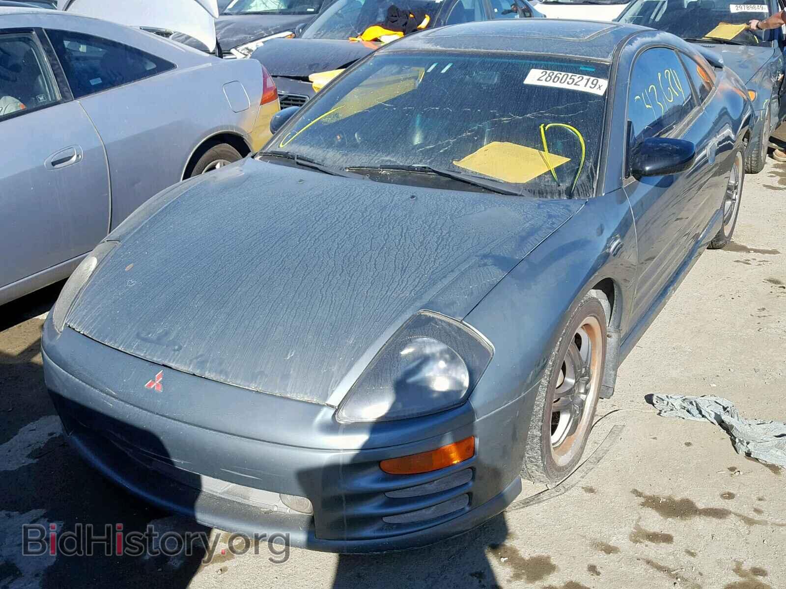 2000 MITSUBISHI ECLIPSE - VIN: 4A3AC54L1YE099761 - Фото 2