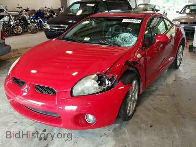 2006 MITSUBISHI ECLIPSE - VIN: 4A3AK34T76E010120 - Фото 2