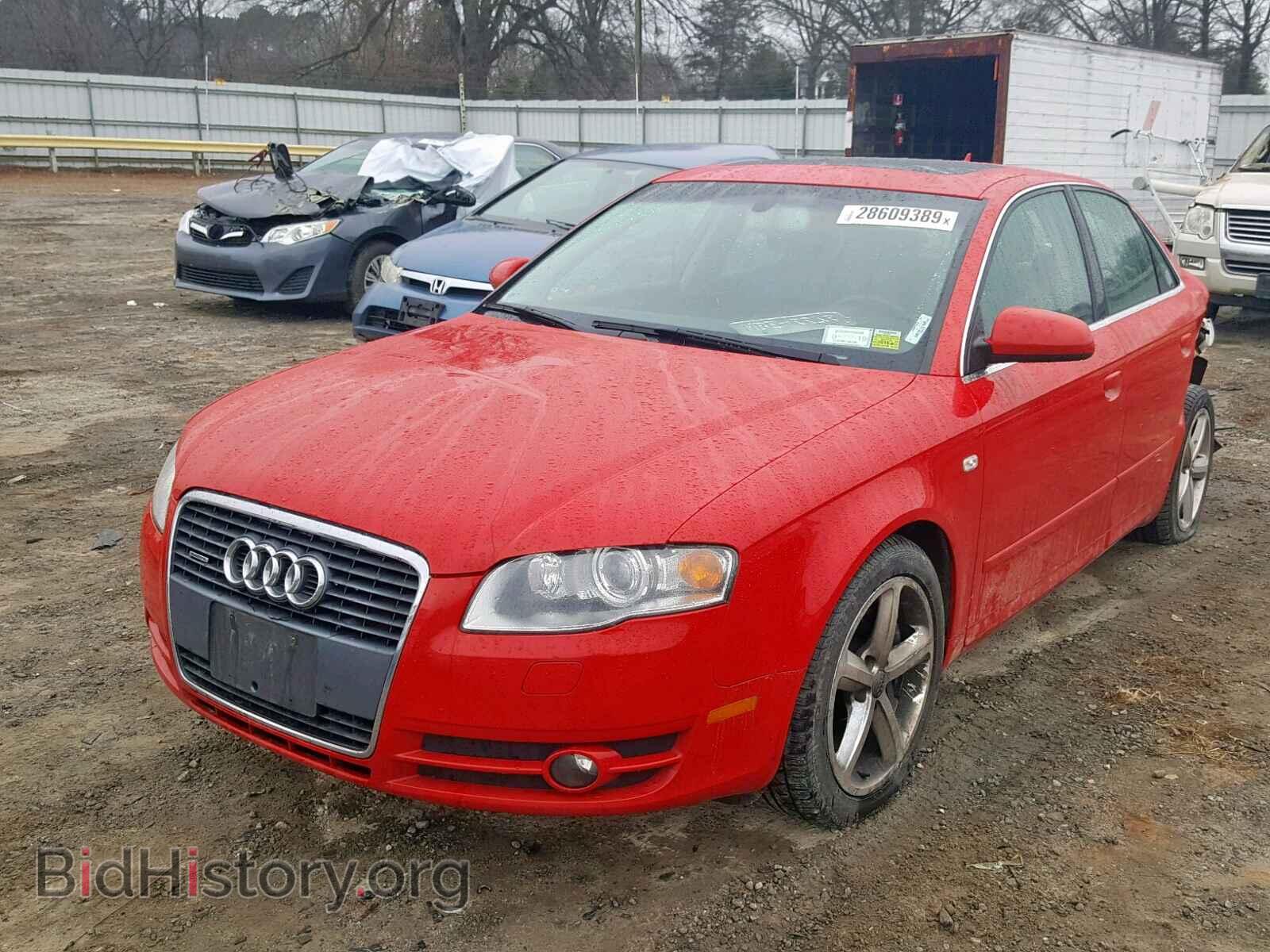 2007 AUDI A4 - VIN: WAUDH78E97A210343 - Фото 2