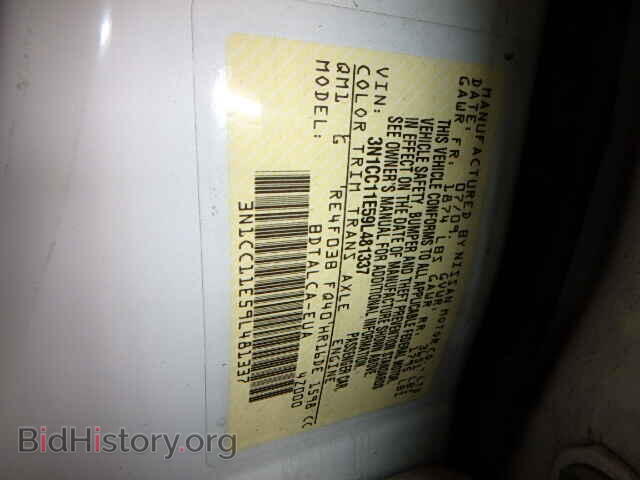 2009 NISSAN VERSA - VIN: 3N1CC11E59L481337 - Фото 10