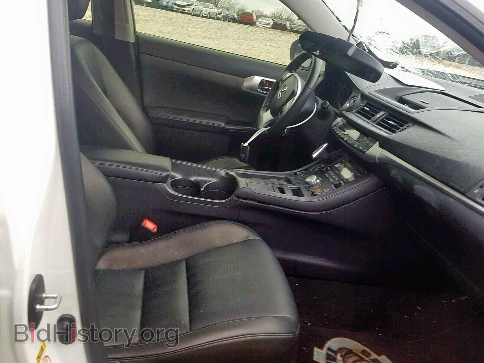 2012 LEXUS CT 200 - VIN: JTHKD5BH7C2095595 - Фото 5