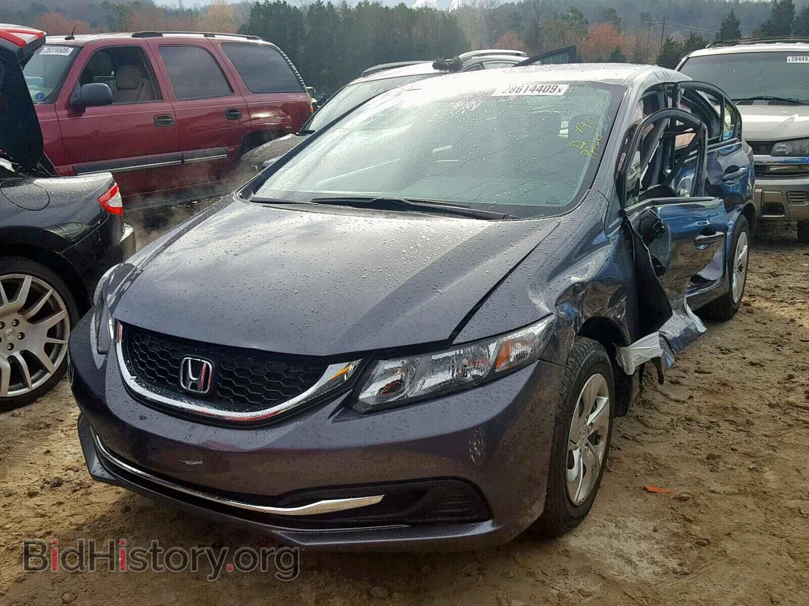 2014 HONDA CIVIC LX - VIN: 19XFB2F50EE043514 - Фото 2