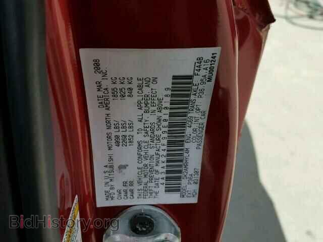 2009 MITSUBISHI ECLIPSE - VIN: 4A3AK24F99E010189 - Фото 10