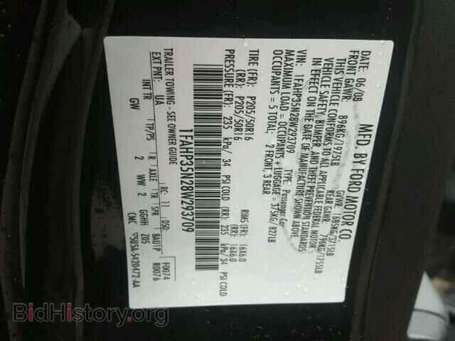 2008 FORD FOCUS - VIN: 1FAHP35N28W293709 - Фото 10