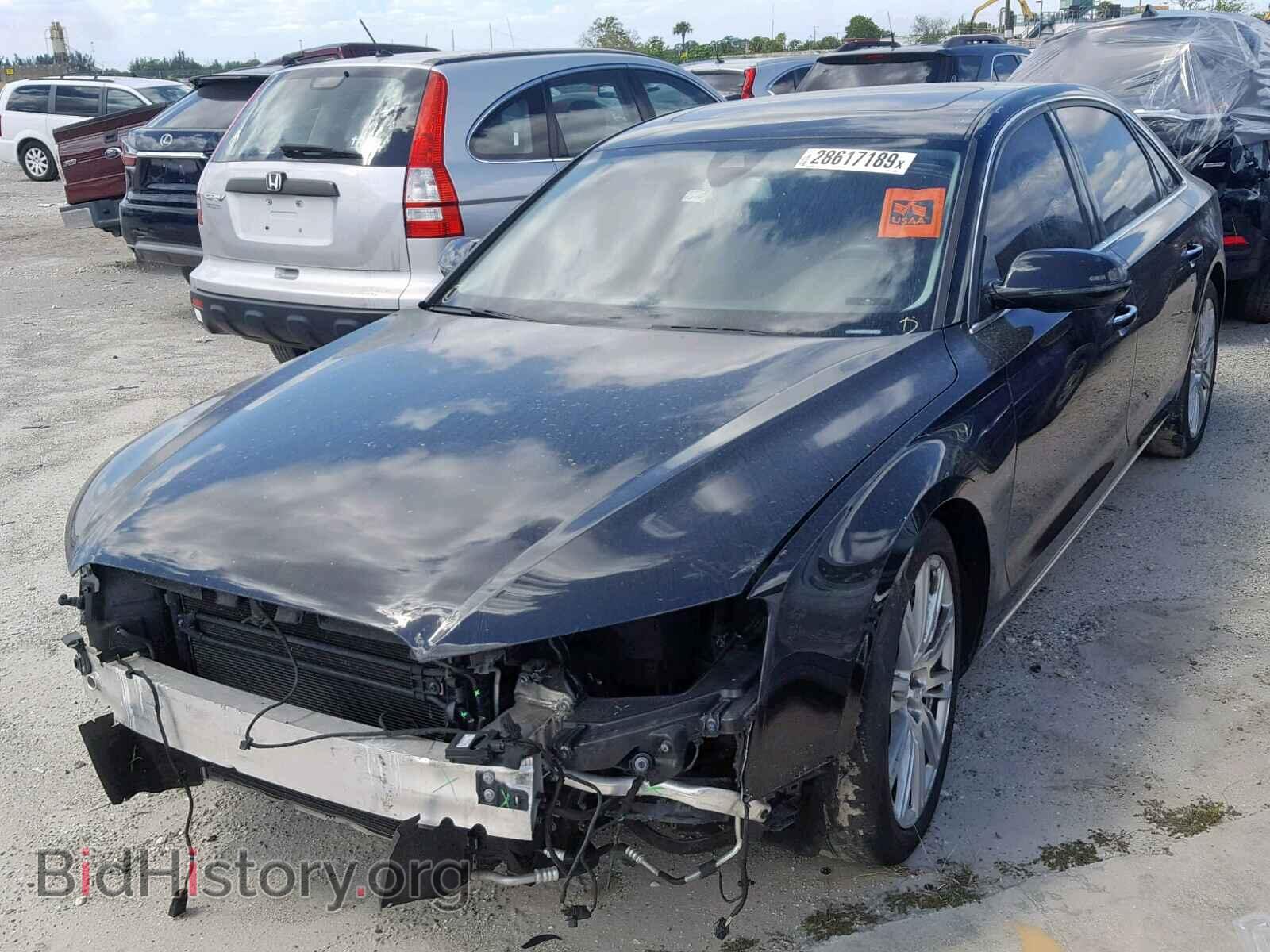 2011 AUDI A8 - VIN: WAURVAFD8BN018466 - Фото 2