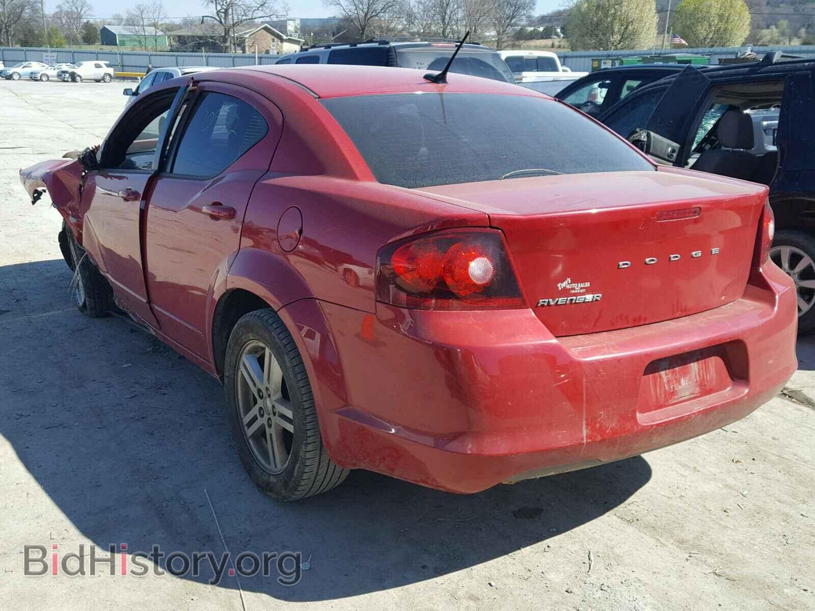2012 DODGE AVENGER - VIN: 1C3CDZCB1CN157454 - Фото 3